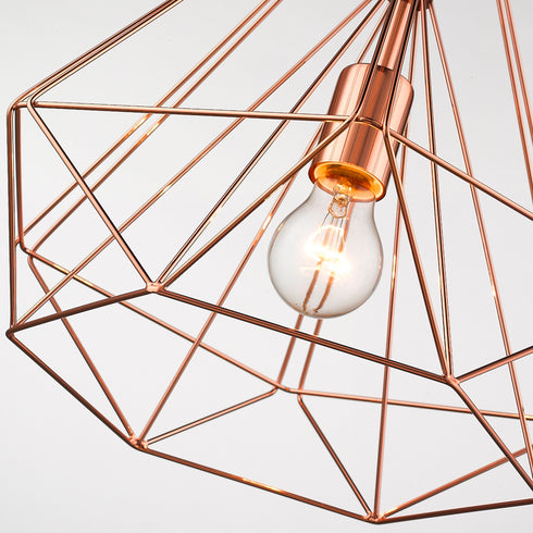Pendant Luminaire In Copper LL00147